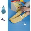imageUMELOK Toddler Boys Kids Fun Novelty Design Socks Pack of 6 Pair 112 YearsMonsters  Robots