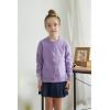 imageUMELOK Girls Cardigan School Uniform Sweater Crew Neck Long Sleeve Cotton SweatersLavender