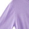 imageUMELOK Girls Cardigan School Uniform Sweater Crew Neck Long Sleeve Cotton SweatersLavender