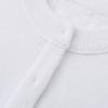 imageUMELOK Girls Cardigan School Uniform Sweater Crew Neck Long Sleeve Cotton SweatersWhite1