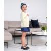 imageUMELOK Girls Cardigans Sweater Cotton Button Solid Long Sleeve Knit SweatersBeige