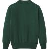 imageUMELOK Girls Cardigans Sweater Cotton Button Solid Long Sleeve Knit SweatersForest Green