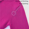 imageUMELOK Girls Cardigans Sweater Cotton Button Solid Long Sleeve Knit SweatersHot Pink