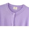 imageUMELOK Girls Cardigans Sweater Cotton Button Solid Long Sleeve Knit SweatersLavender