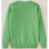imageUMELOK Girls Cardigans Sweater Cotton Button Solid Long Sleeve Knit SweatersLight Green