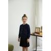 imageUMELOK Girls Cardigans Sweater Cotton Button Solid Long Sleeve Knit SweatersNavy Blue