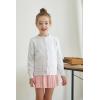 imageUMELOK Girls Cardigans Sweater Cotton Button Solid Long Sleeve Knit SweatersPearl White