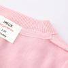 imageUMELOK Girls Cardigans Sweater Cotton Button Solid Long Sleeve Knit SweatersPink