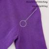 imageUMELOK Girls Cardigans Sweater Cotton Button Solid Long Sleeve Knit SweatersPurple