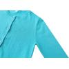 imageUMELOK Girls Cardigans Sweater Cotton Button Solid Long Sleeve Knit SweatersSky Blue