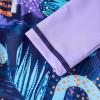 imageUMELOK Girls Long Sleeve Rash Guard One Piece Swimsuits with UV Protection SunsuitBlack Purple Green Plants