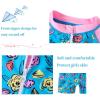 imageUMELOK Girls Long Sleeve Rash Guard One Piece Swimsuits with UV Protection SunsuitColorful Roses