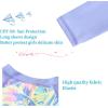 imageUMELOK Girls Long Sleeve Rash Guard One Piece Swimsuits with UV Protection SunsuitLavenderflower