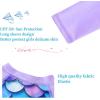 imageUMELOK Girls Long Sleeve Rash Guard One Piece Swimsuits with UV Protection SunsuitPurplescale