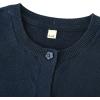 image:imageUMELOK Girls Cardigans Sweater Cotton Button Solid Long Sleeve Knit SweatersFlower Button Navy