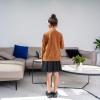image:imageUMELOK Girls Cardigans Sweater Cotton Button Solid Long Sleeve Knit SweatersKhaki