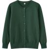 Flower Button Green