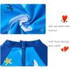 image:imageUMELOK Baby Boys UPF 50 Sun Protection One Piece Rashguard Swimsuit with Snap BottomBlue  Cute Shark
