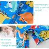 image:imageUMELOK Baby Boys UPF 50 Sun Protection One Piece Rashguard Swimsuit with Snap BottomBright Blue  Dinosaur