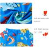 image:imageUMELOK Baby Boys UPF 50 Sun Protection One Piece Rashguard Swimsuit with Snap BottomBright Blue  Dinosaur