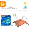 image:imageUMELOK Baby Boys UPF 50 Sun Protection One Piece Rashguard Swimsuit with Snap BottomBright Blue  Dinosaur