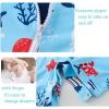 image:imageUMELOK Baby Boys UPF 50 Sun Protection One Piece Rashguard Swimsuit with Snap BottomLight Blue  Sea Creatures
