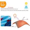 image:imageUMELOK Baby Boys UPF 50 Sun Protection One Piece Rashguard Swimsuit with Snap BottomLight Blue  Sea Creatures