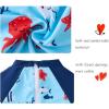 image:imageUMELOK Baby Boys UPF 50 Sun Protection One Piece Rashguard Swimsuit with Snap BottomLight Blue  Sea Creatures
