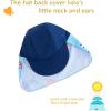 image:imageUMELOK Baby Boys UPF 50 Sun Protection One Piece Rashguard Swimsuit with Snap BottomLight Blue  Sea Creatures