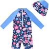 image:imageUMELOK Baby Girl Swimsuit Infant UPF 50 Bathing Suit Size MonthsBlue  Periwinkle