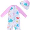 image:imageUMELOK Baby Girl Swimsuit Infant UPF 50 Bathing Suit Size MonthsLight Pink  Whale