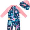 image:imageUMELOK Baby Girl Swimsuit Infant UPF 50 Bathing Suit Size MonthsPink  Colorful Flower