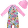 image:imageUMELOK Baby Girl Swimsuit Infant UPF 50 Bathing Suit Size MonthsPink  Sunflower